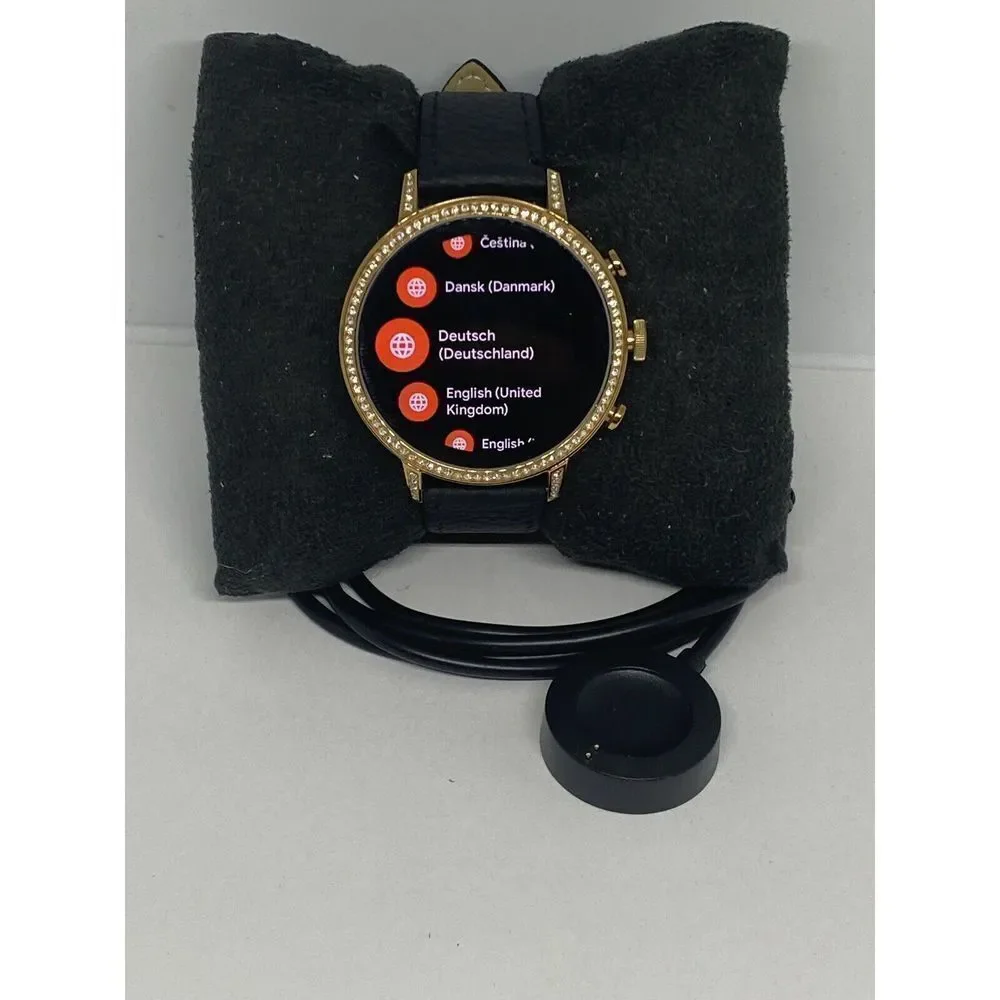 Fossil Gen 4 Authentic Digital Dial Smart Watch Custom Band FTW6015 AB431